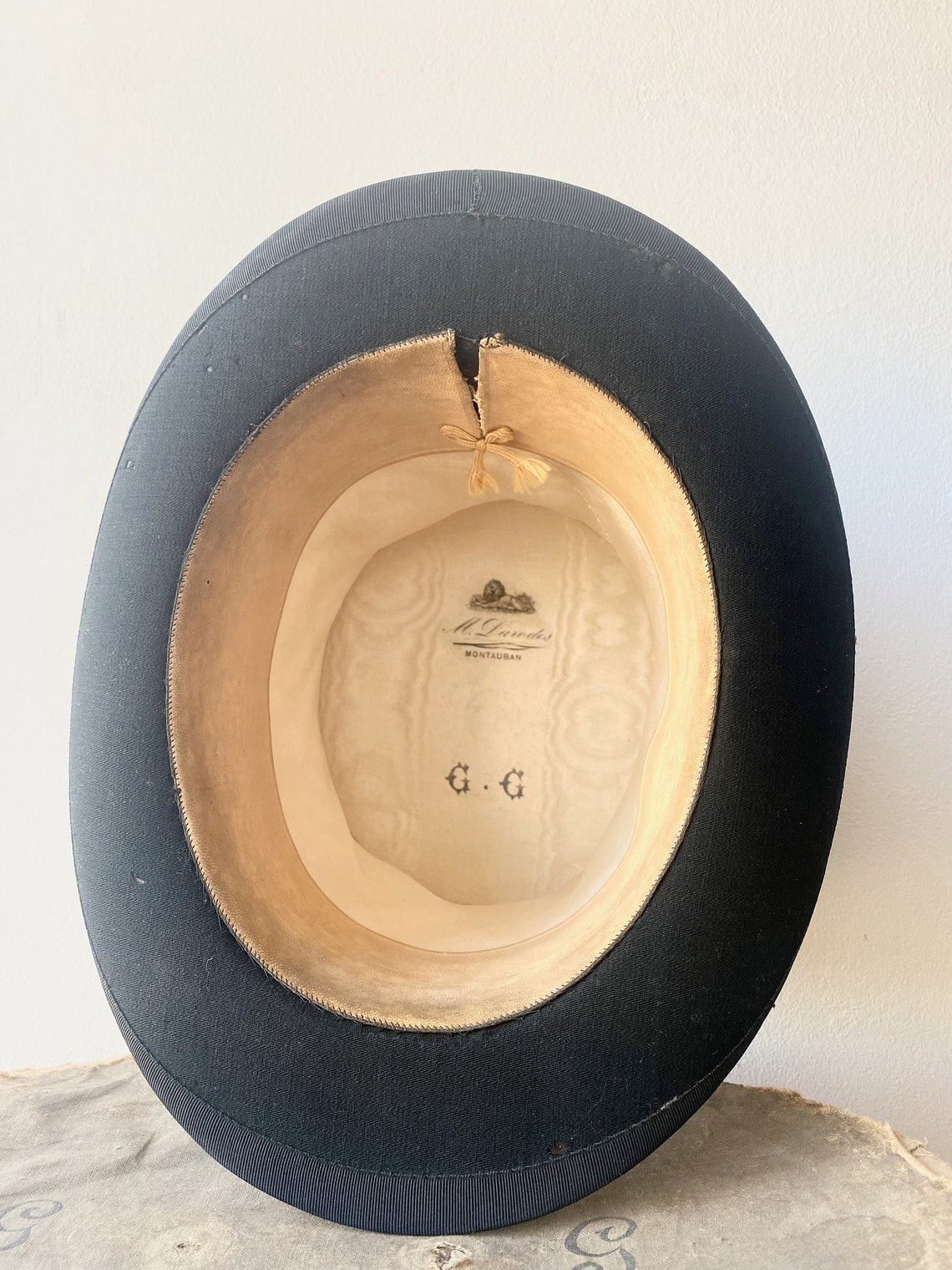 Antique Top Hat Antique Hat Box Etsy