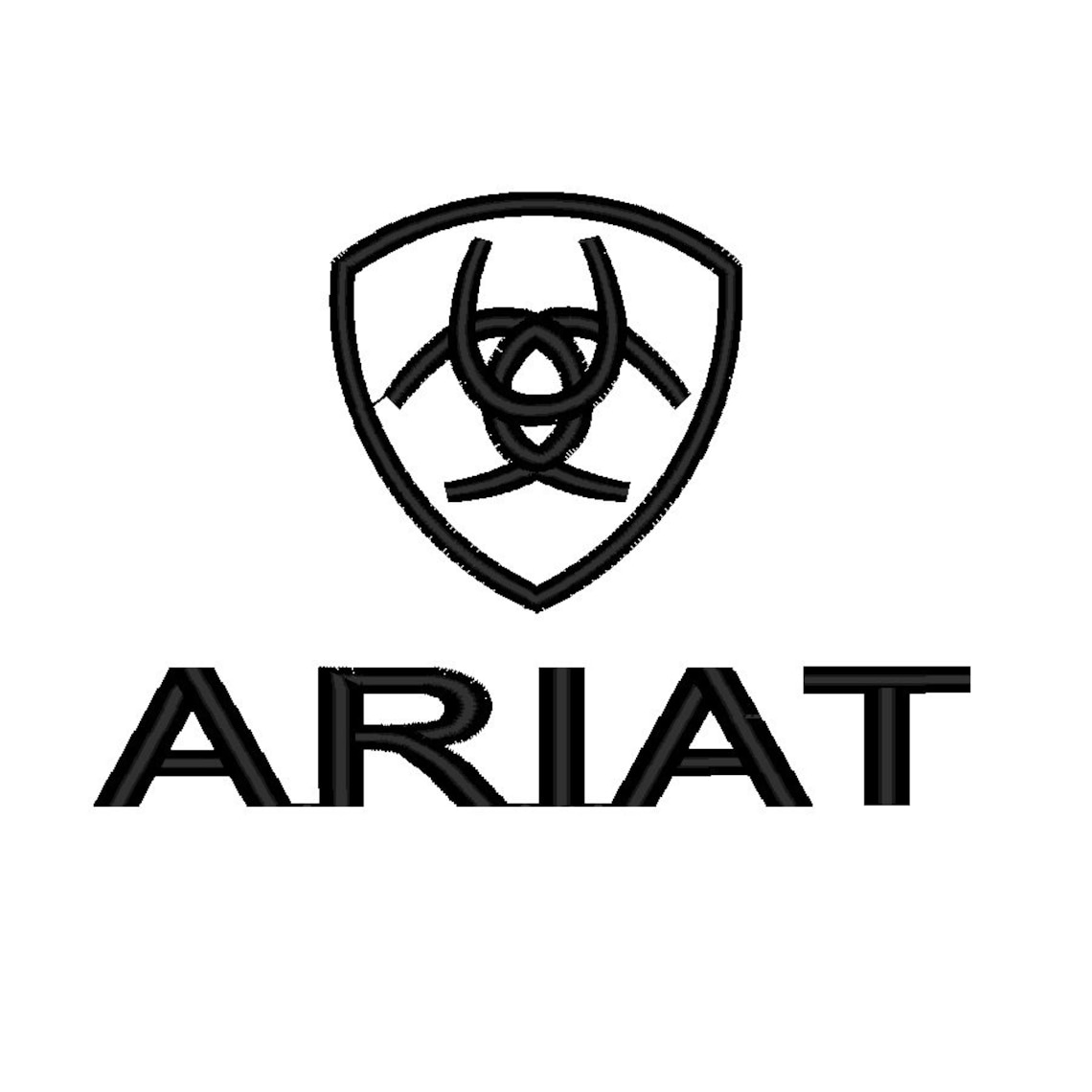 Ariat Logo Design For Embroidery Machine | Etsy