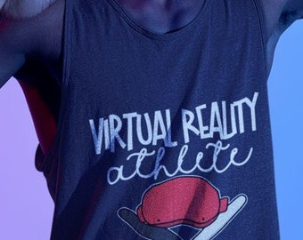 Virtual Reality Athlete Tank, VR Gamer Unisex Jersey