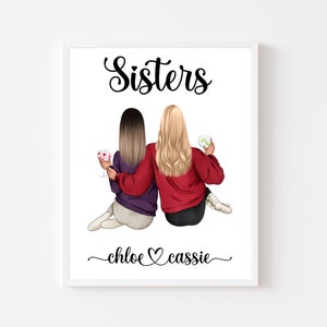 birthday PRINT ONLY little sis sisters big sis Sister gift Christmas