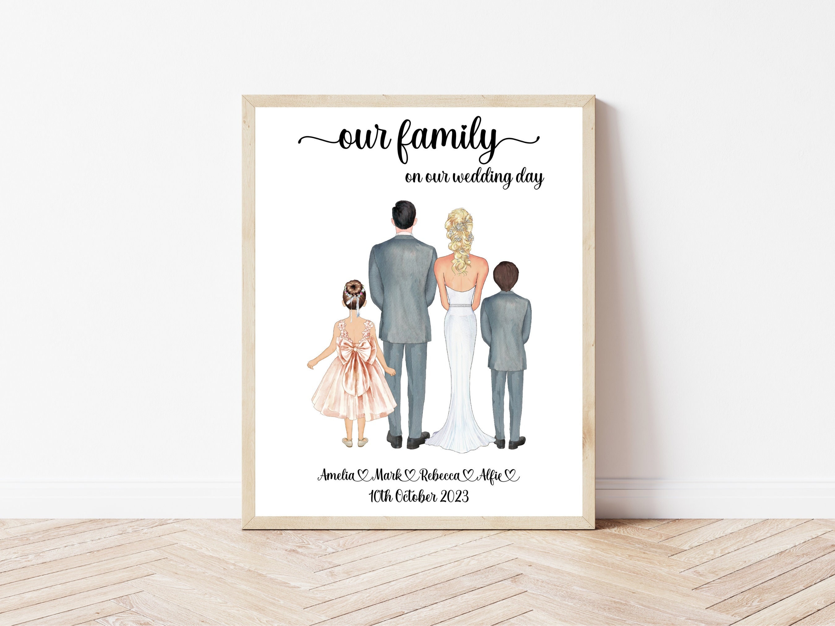 Our Family Wedding Poster