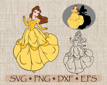 Free Free Princess Belle Svg SVG PNG EPS DXF File