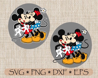 Download Mickey And Mini Kiss Etsy