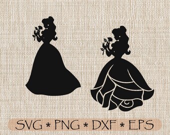 Download Belle Silhouette Etsy