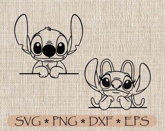 Free Free 226 Disney Stitch Face Stitch Outline Svg SVG PNG EPS DXF File