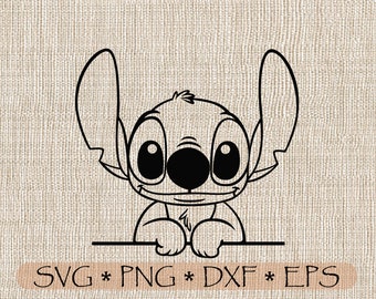 Download Stitch Peeking Svg Etsy