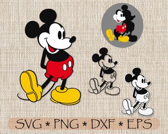 Download Mickey Vintage Svg Etsy