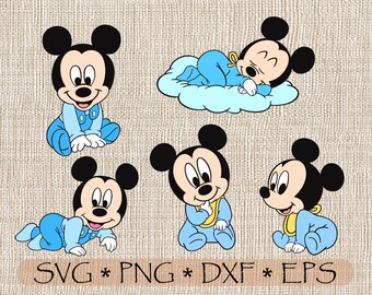 Download Baby Mickey Svg Etsy
