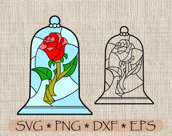Beauty And The Beast Rose Svg Etsy Beauty And The Beast Rose Svg Etsy