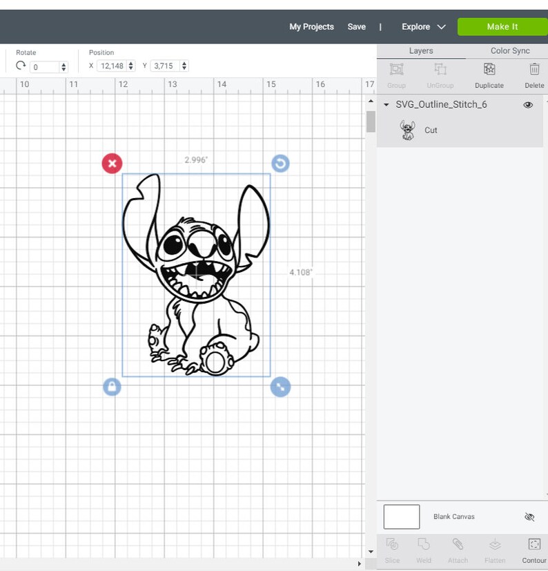 Free Free 268 Outline Disney Stitch Svg SVG PNG EPS DXF File