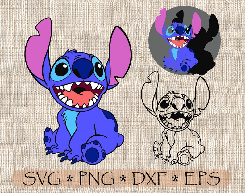 Free Free 233 Outline Disney Stitch Svg SVG PNG EPS DXF File