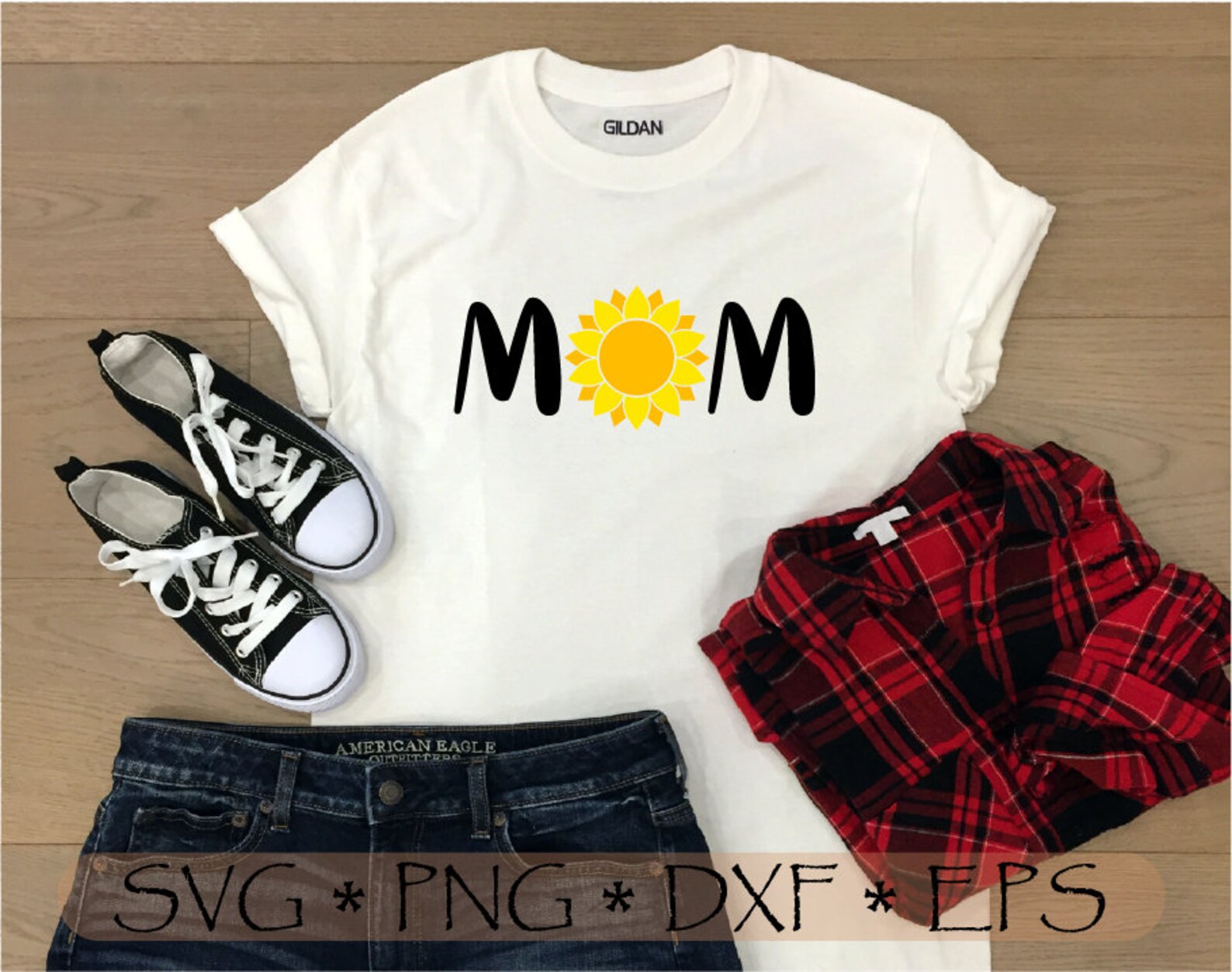 Download Sunflower Mom SVG PNG DXF yellow flower Layered cut file ...