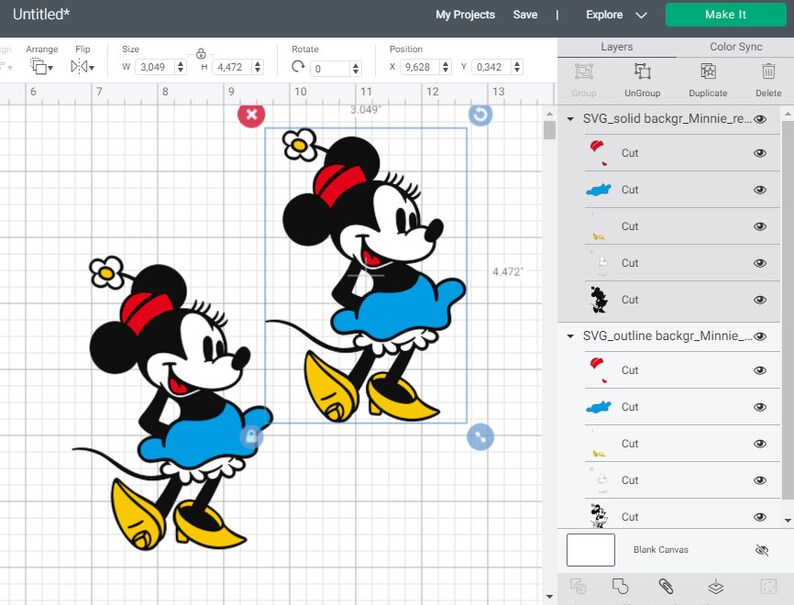 Download Svg Png Pdf Minnie Mouse Retro Vintage Layered And Outline Cut Files Cricut Silhouette Iron On Transfer Tshirt Printable Disney Art Art Collectibles Drawing Illustration Deshpandefoundationindia Org