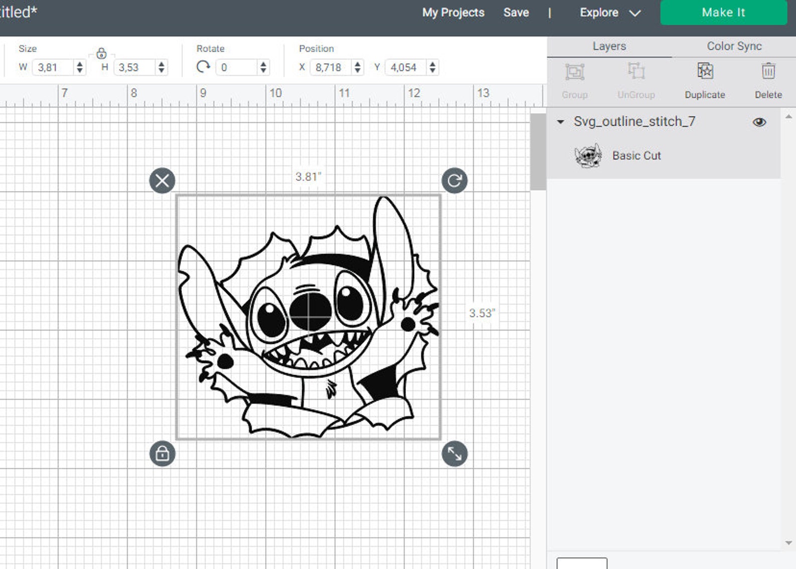 Free Free 233 Outline Disney Stitch Svg SVG PNG EPS DXF File
