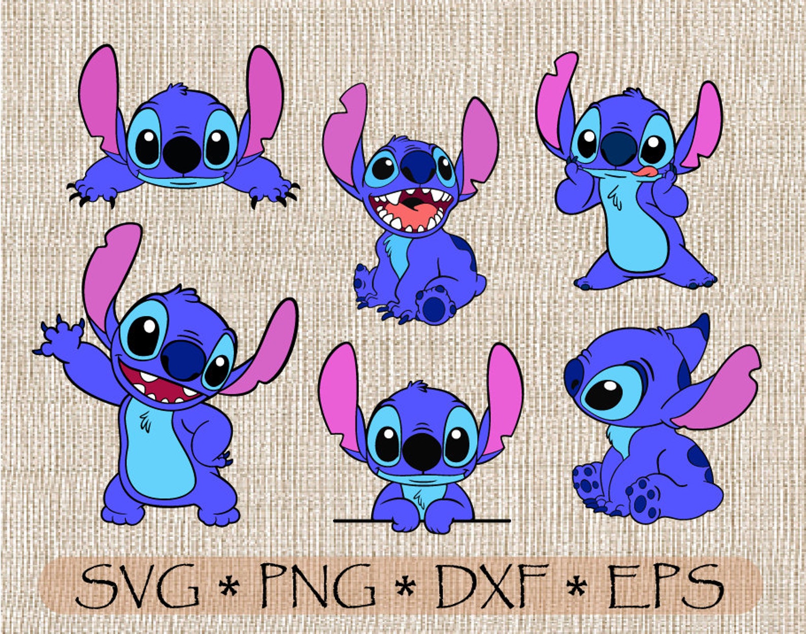 Download Bundle SVG PNG Lilo and Stitch Layered cut files layers ...