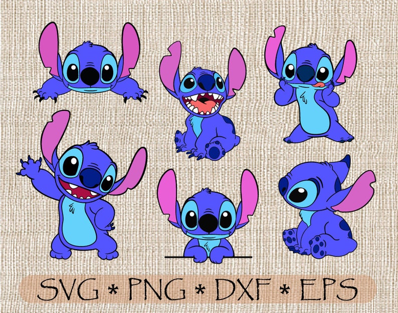 Download Bundle SVG PNG Lilo and Stitch Layered cut files layers ...