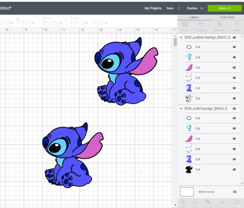 Download Bundle SVG PNG Lilo and Stitch Layered cut files layers ...