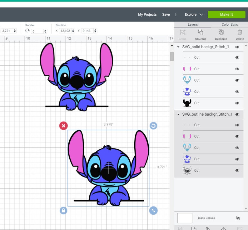 Download Bundle SVG PNG Lilo and Stitch Layered cut files layers ...