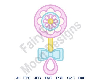 Download Baby Rattle Svg Etsy