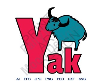 Download Yak Svg File Etsy