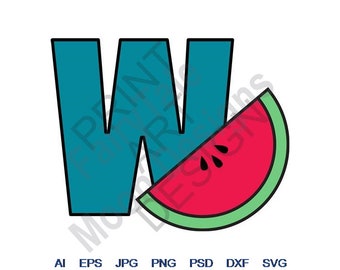 Free Free Fruit Letters Svg 570 SVG PNG EPS DXF File
