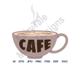 Download Steaming Coffee Cup Svg Etsy