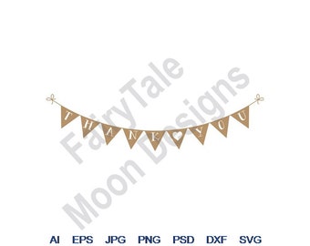 Download Thank You Banner Svg You Ll Enjoy Etsy