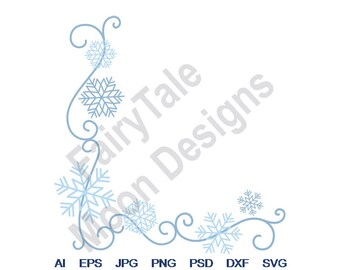 Download Snowflake Swirl Svg Etsy