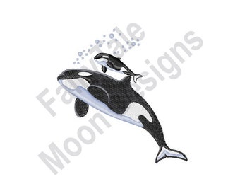 Custom Reflective Running Hat Cartoon Killer Whale Orca Embroidery One Size
