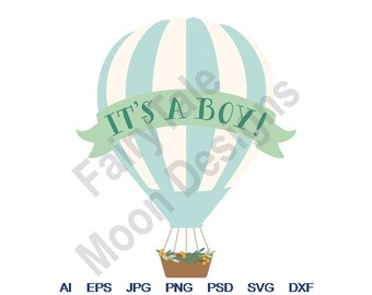 Download Its A Boy Banner Svg Etsy