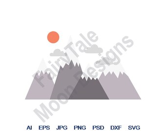 Free Free 303 Snow Capped Mountains Svg SVG PNG EPS DXF File