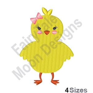 Easter Chick - Machine Embroidery Design, Baby Chick Embroidery Pattern, Little Chicken Embroidery Design, Baby Bird Embroidery Pattern