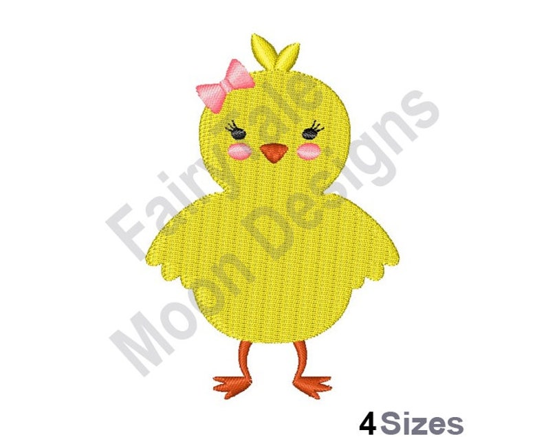 Machine Embroidery Design Little Chicken Embroidery Design Easter Chick Baby Bird Embroidery Pattern Baby Chick Embroidery Pattern