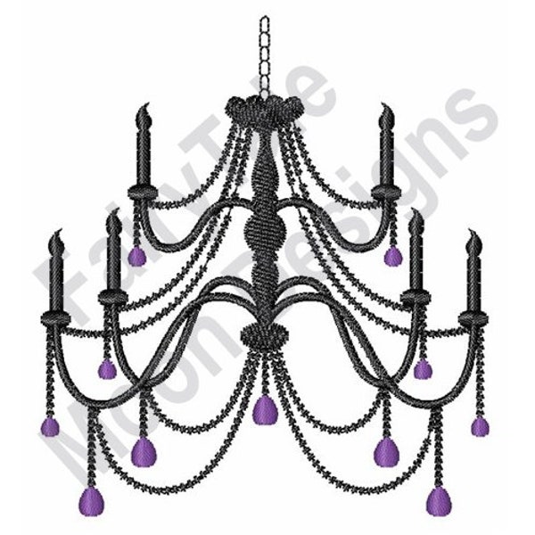 Chandelier (Handmade embroidered )