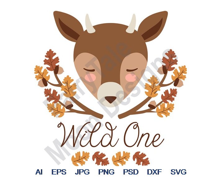 Wild One Svg Dxf Eps Png Jpg Vector Art Clipart Cut | Etsy