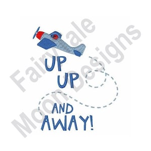 Up And Away - Machine Embroidery Design