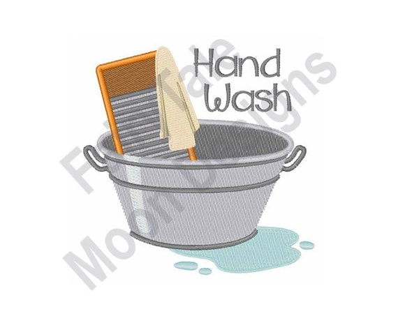 Buy Hand Wash Machine Embroidery Design Vintage Wash Bucket Online in India  
