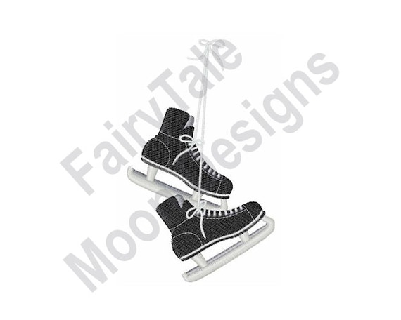 Ice Hockey Skates - Machine Embroidery Design, Ice Hockey Skates Embroidery Pattern, Hockey Blades Embroidery Design, Ice Skating Embroidery