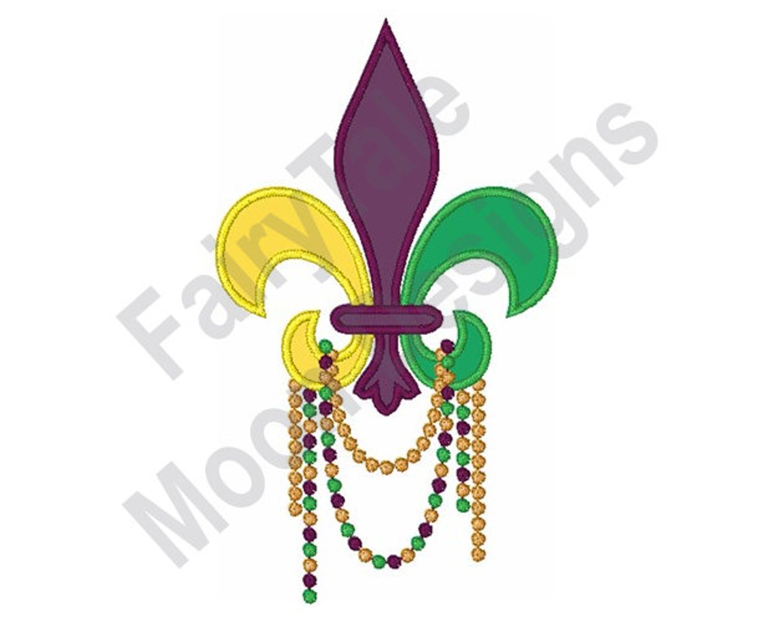 mardi gras dog embroidery designs