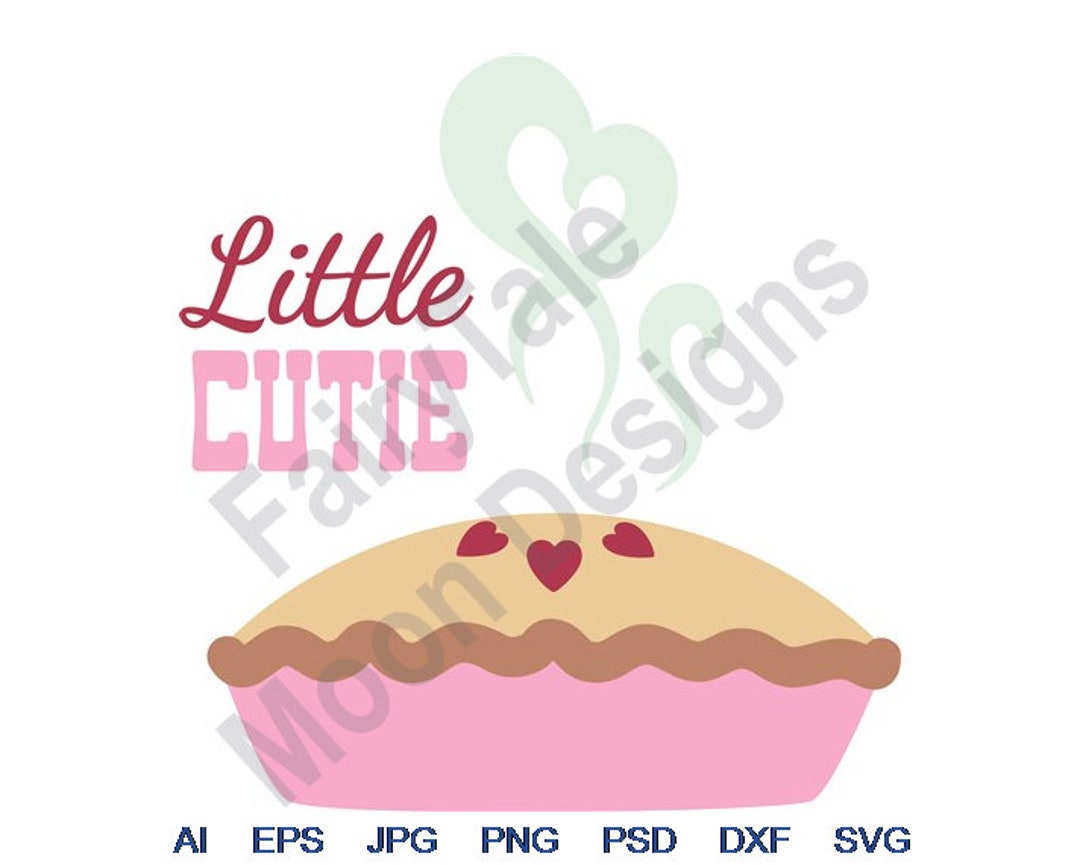 Little Cutie Svg, Dxf, Eps, Png, Jpg, Vector Art, Clipart, Cut File