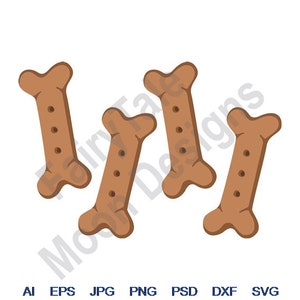 Dog Treats - Svg, Dxf, Eps, Png, Jpg, Vector Art, Clipart, Cut File, Dog Treats Cut File, Dog Bones Svg, Dog Food Svg, Dog Biscuits Svg