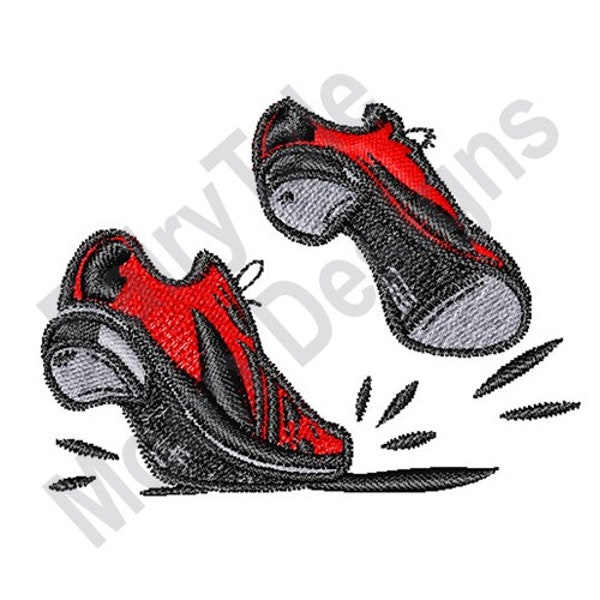 Tap Dancing - Machine Embroidery Design, Tap Dancer Shoes Embroidery Pattern