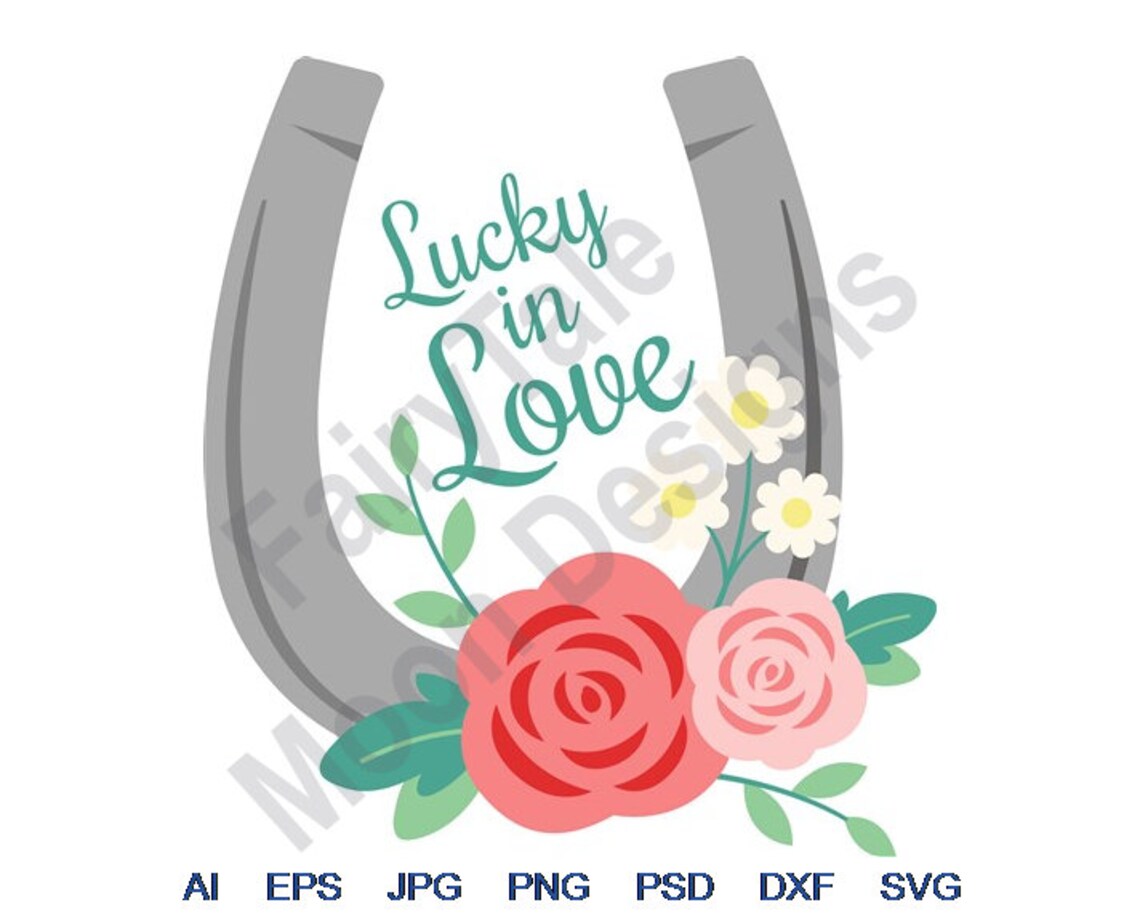 Lucky In Love Svg Dxf Eps Png Jpg Vector Art Clipart - Etsy.de
