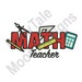 Math Teacher - Machine Embroidery Design, Math Teacher Embroidery ...
