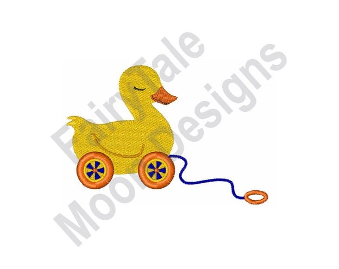 Wooden Duck Pull Toy Etsy