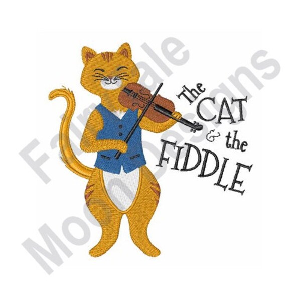 Cat and the Fiddle Pattern Etsy