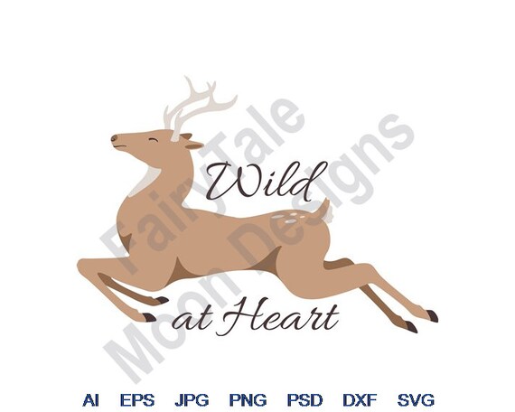 Wild At Heart Svg Dxf Eps Png Jpg Vector Art Clipart | Etsy