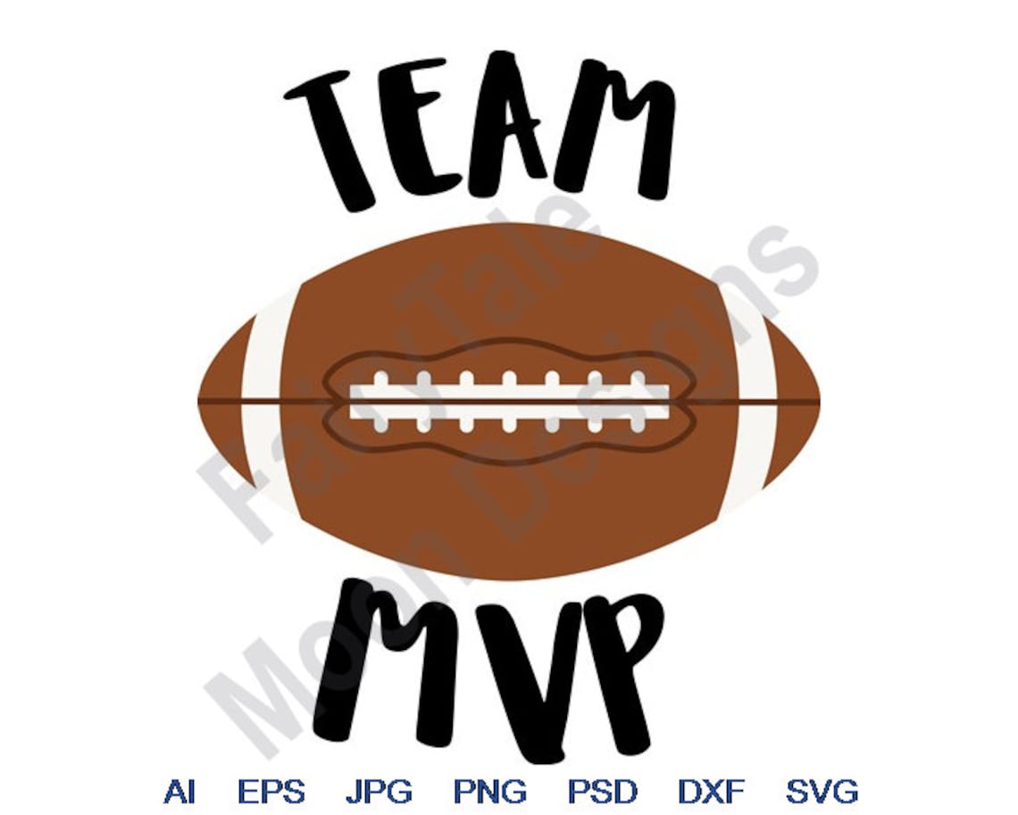 Team MVP Svg Dxf Eps Png Jpg Vector Art Clipart Cut Etsy