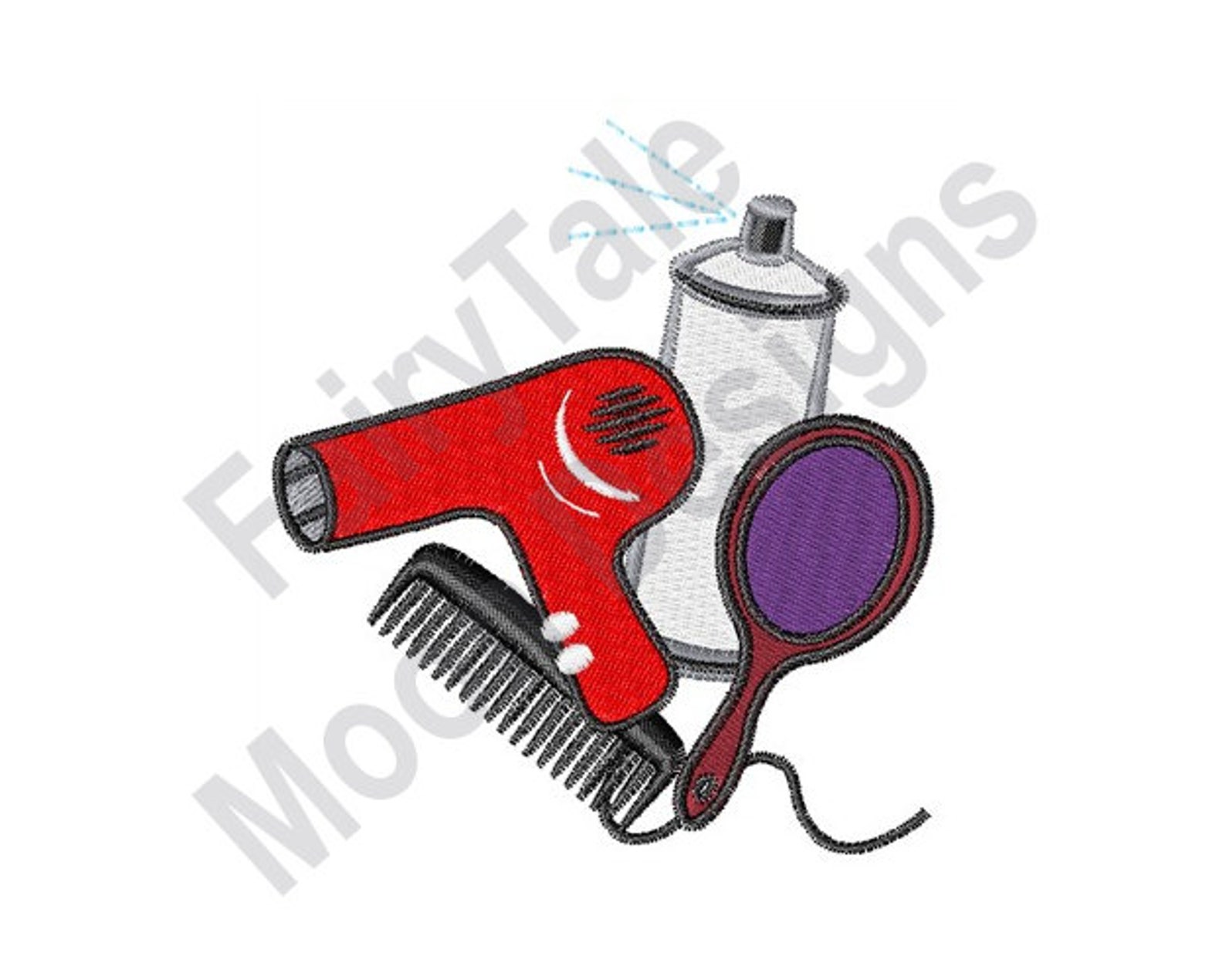 Hair styling supplies machine embroidery design hair dryer  etsy Hair styling supplies machine embroidery design hair dryer  etsy