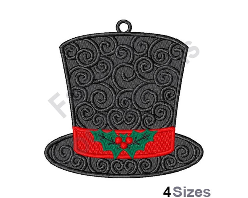 FSL Frosty the Snowman Hat Machine Embroidery Design Etsy